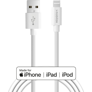 Mobilize Cable Usb To Apple Mfi Lightning 1M. 12W White