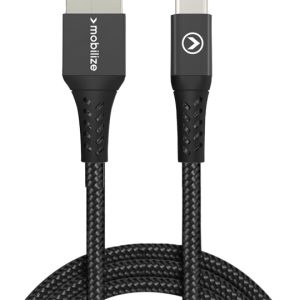 Mobilize Strong Nylon Cable Usb To Usb-C 2M. 15W Black