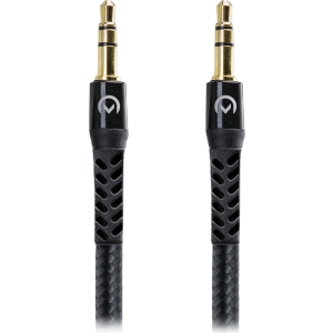 Mobilize Strong Nylon Aux Cable 1.5M Black