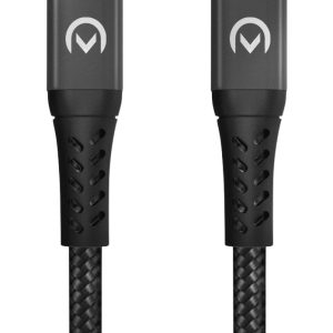 Mobilize Strong Nylon Cable Usb-C To Usb-C 2M. 100W Black