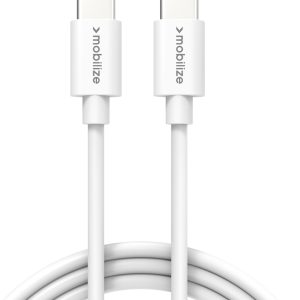 Mobilize Cable Usb-C To Usb-C 1M. 100W White