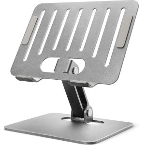 Mobilize Foldable Aluminium Tablet Stand Silver