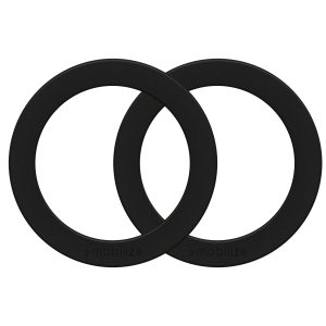 Mobilize Magsafe Compatible Metal Ring Black (2-Pack)