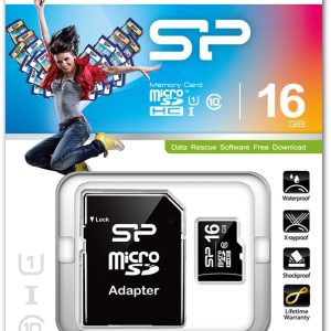 Silicon Power Micro Sdhc Incl. Sd Adapter 16Gb Class 10