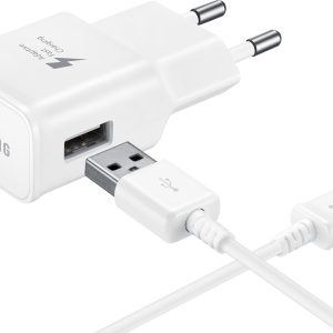 Samsung Ep-Ta20Eweugww Samsung Quick Travel Charger Incl. Micro Usb Cable 2.0A White Bulk