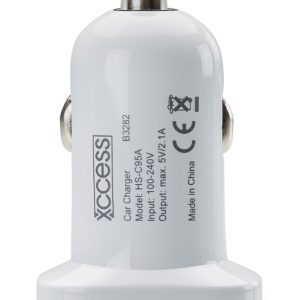 Xccess Car Charger Dual Usb 2.1A White
