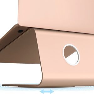Rain Design Mstand 360 Laptop Stand + Swivel Base Rose Gold