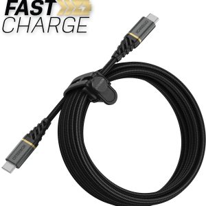 Otterbox Nylon Braided Charge/Sync Cable Usb-C To Usb-C 3M Black