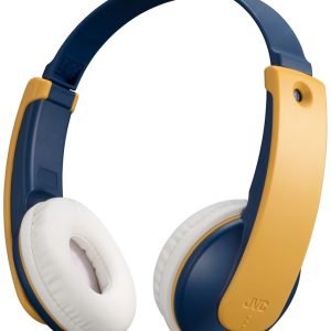 Jvc Ha-Kd10W Jvc Kids Tinyphones Wireless Headphone Yellow/Blue