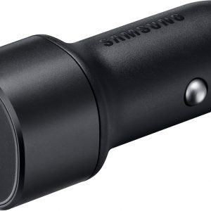 Samsung Ep-L1100Wbegeu Samsung Fast Charge Duo Car Charger 15W Black Bulk