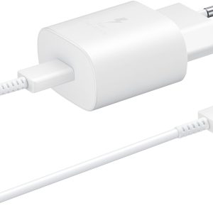 Samsung Ep-Ta800Xwegww Samsung Super Fast Pd Wall Charger Usb-C Incl. Usb-C Cable 25W White Bulk