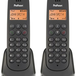Profoon Pdx620 Profoon Duo Dect Telefoon Antraciet