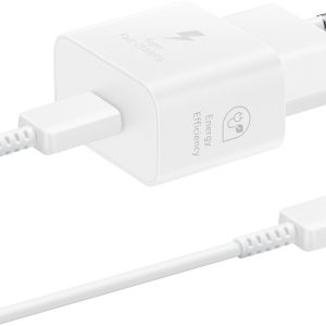 Samsung Ep-T2510Xwegeu Samsung Usb-C Pd Wall Charger 25W + Usb-C Cable White