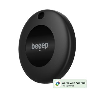 Beeep Betag Android Tracker Black & Keychain Black - 1 Pack