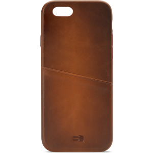 Senza Desire Leather Cover With Card Slot Apple Iphone 6/6S Burned Cognac