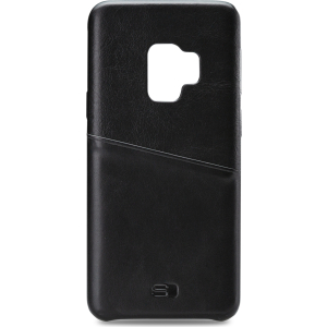Senza Pure Leather Cover With Card Slot Samsung Galaxy S9 Deep Black