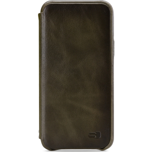 Senza Desire Skinny Leather Wallet Samsung Galaxy S9 Burned Olive