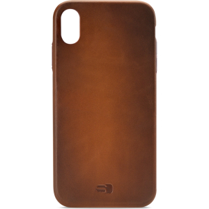 Senza Desire Leather Cover Apple Iphone Xs Max Burned Cognac