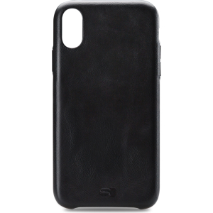 Senza Pure Leather Cover Apple Iphone Xs Max Deep Black