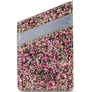 My Style Universal Sticky Card Pocket Silver Glitter