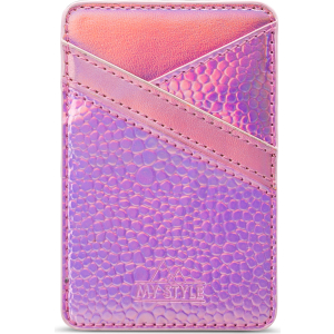 My Style Universal Sticky Card Pocket Pink Shimmer