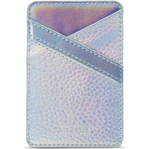 My Style Universal Sticky Card Pocket Silver Shimmer