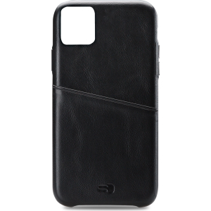 Senza Pure Leather Cover With Card Slot Apple Iphone 11 Pro Deep Black