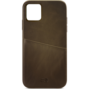 Senza Desire Leather Cover With Card Slot Apple Iphone 11 Pro Burned Olive