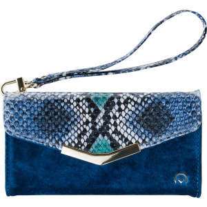 Mobilize 2In1 Gelly Velvet Clutch For Apple Iphone Xr Royal Blue Snake