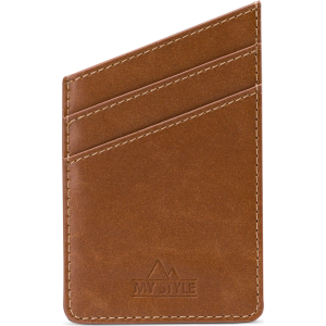 My Style Universal Sticky Card Pocket Brown