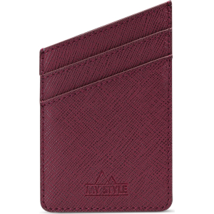 My Style Universal Sticky Card Pocket Bordeaux