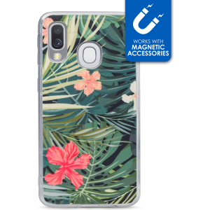 My Style Magneta Case For Samsung Galaxy A40 Black Jungle
