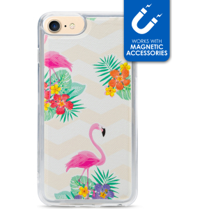 My Style Magneta Case For Apple Iphone 6 Plus/6S Plus/7 Plus/8 Plus Flamingo