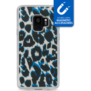 My Style Magneta Case For Samsung Galaxy S9 Blue Leopard