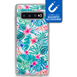 My Style Magneta Case For Samsung Galaxy S10 White Jungle