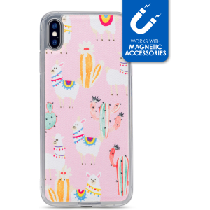 My Style Magneta Case For Apple Iphone Xs Max Pink Alpaca