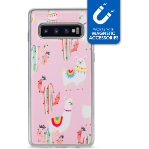 My Style Magneta Case For Samsung Galaxy S10 Pink Alpaca