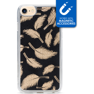 My Style Magneta Case For Apple Iphone 6/6S/7/8/Se (2020/2022) Golden Feathers