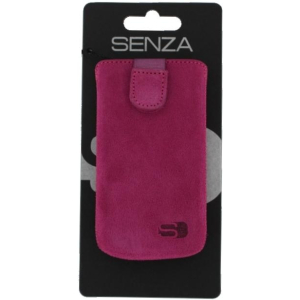 Senza Suede Slide Case Hot Pink Size S