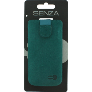 Senza Suede Slide Case Coral Green Size Xl