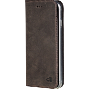 Senza Raw Leather Booklet Apple Iphone 6/6S Walnut Brown