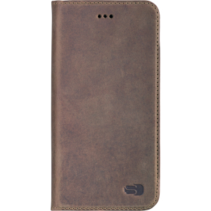 Senza Raw Leather Booklet Apple Iphone 7 Plus/8 Plus Chestnut Brown