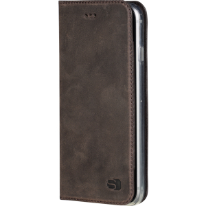 Senza Raw Leather Booklet Apple Iphone 7 Plus/8 Plus Walnut Brown