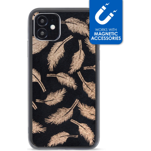 My Style Magneta Case For Apple Iphone 12 Mini Golden Feathers