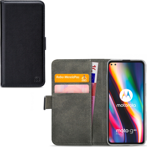 Mobilize Classic Gelly Wallet Book Case Motorola Moto G 5G Plus Black