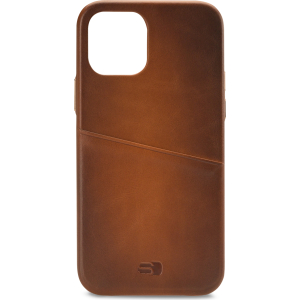 Senza Desire Leather Cover With Card Slot Apple Iphone 12 Mini Burned Cognac