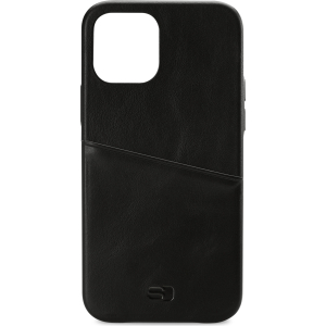 Senza Pure Leather Cover With Card Slot Apple Iphone 12/12 Pro Deep Black
