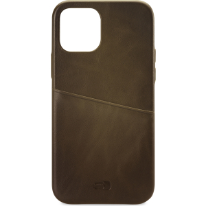 Senza Desire Leather Cover With Card Slot Apple Iphone 12 Mini Burned Olive