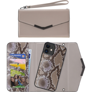 Mobilize 2In1 Elegant Magnet Clutch Apple Iphone Xr/11 Beige Snake