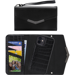 Mobilize 2In1 Elegant Magnet Clutch Apple Iphone 12/12 Pro Black Croco